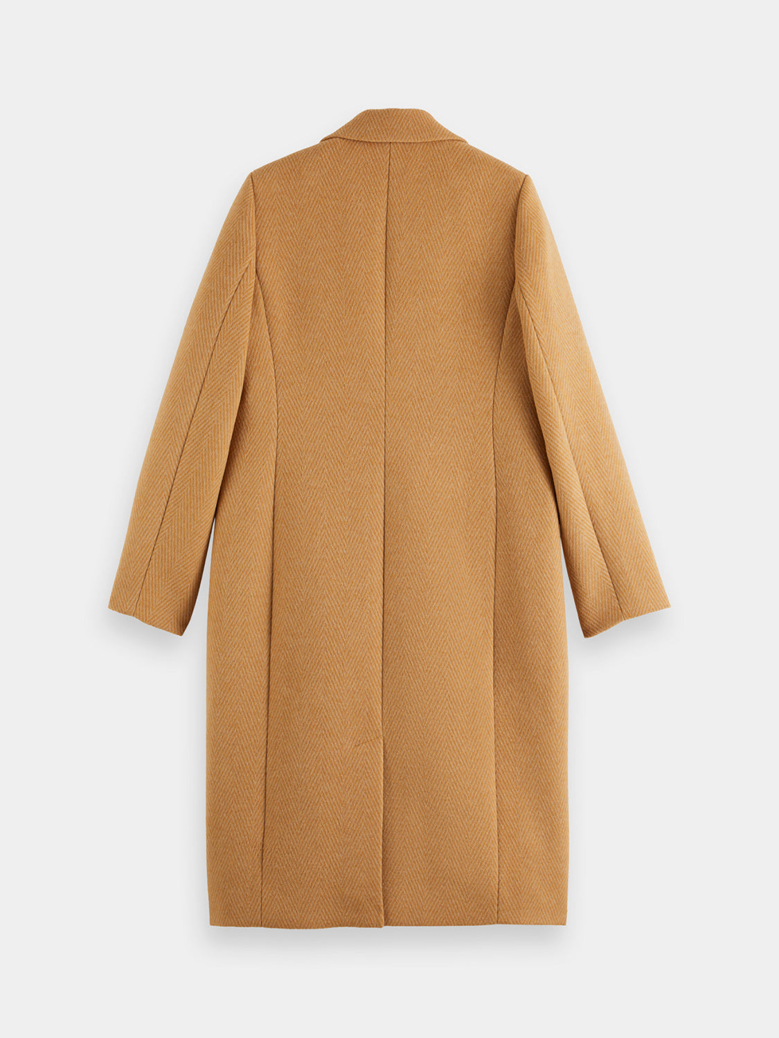 Herringbone tailored coat - Scotch & Soda NZ