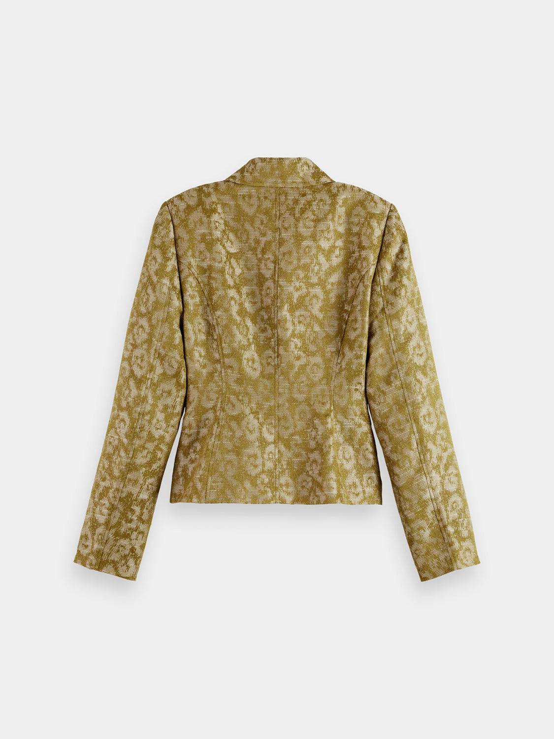 Fitted trucker jacquard blazer - Scotch & Soda NZ