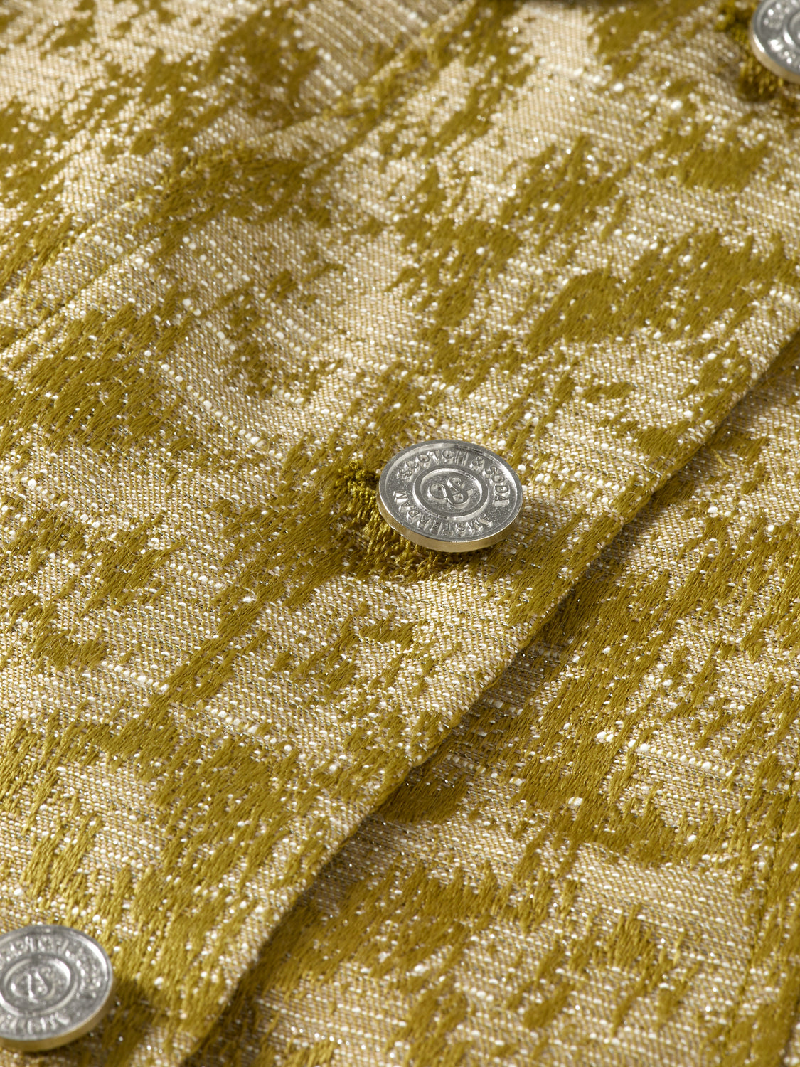 Fitted trucker jacquard blazer - Scotch & Soda NZ