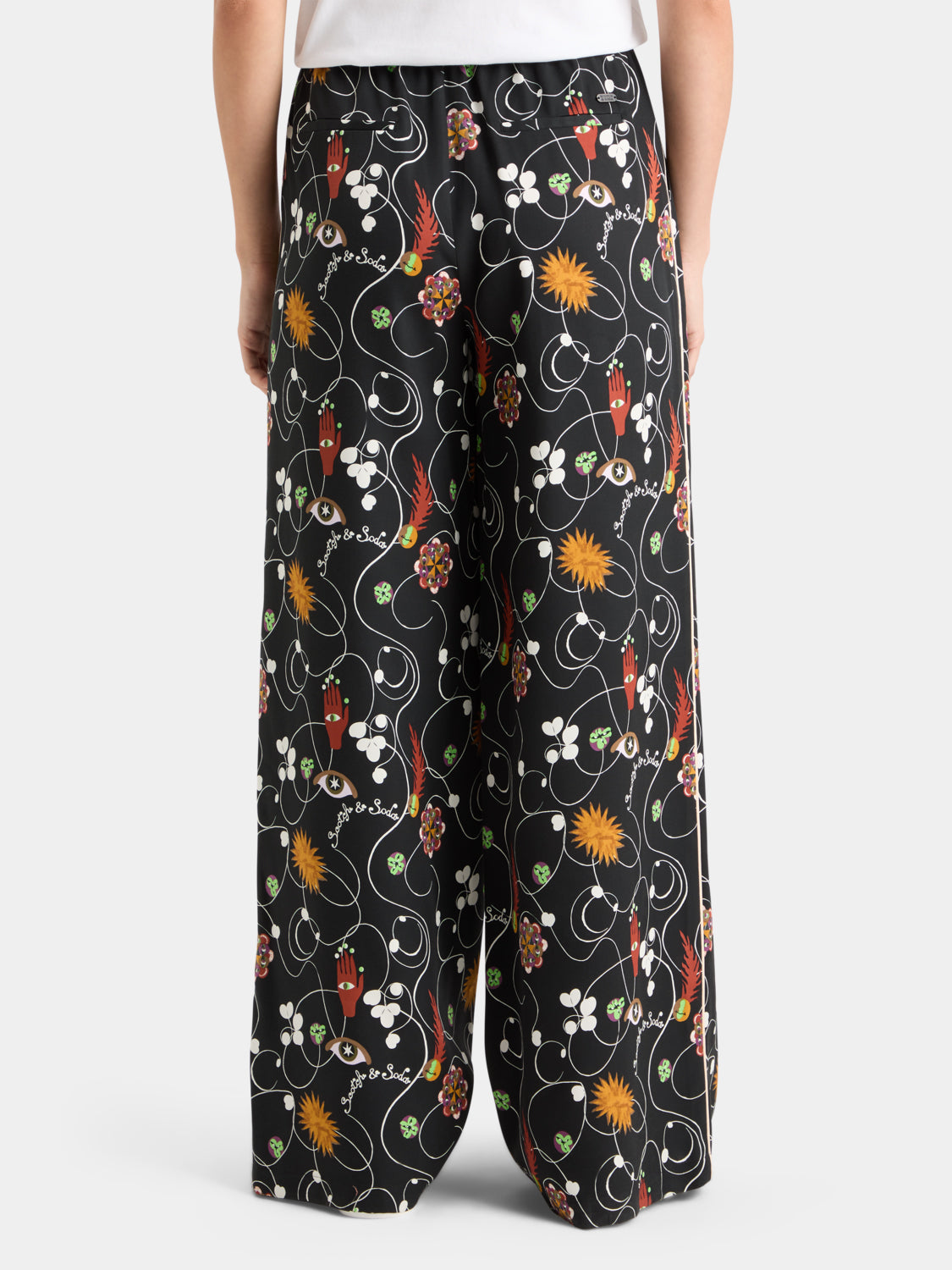 Eleni wide fit pants - Scotch & Soda NZ