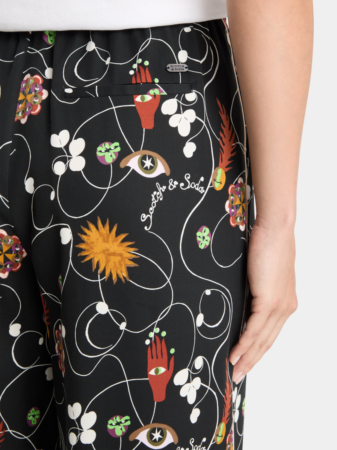 Eleni wide fit pants - Scotch & Soda NZ
