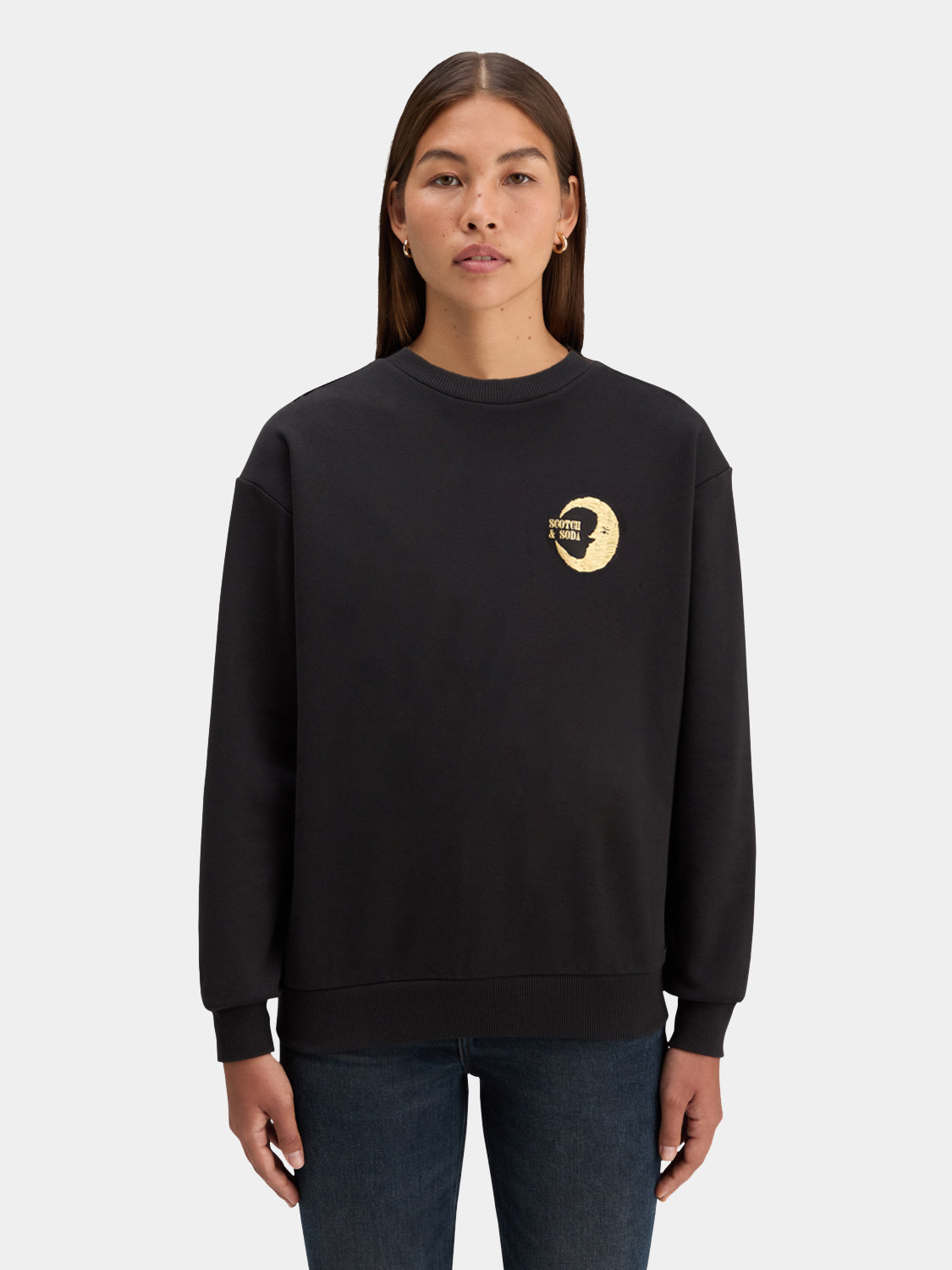 Relaxed fit sweatshirt - Scotch & Soda NZ