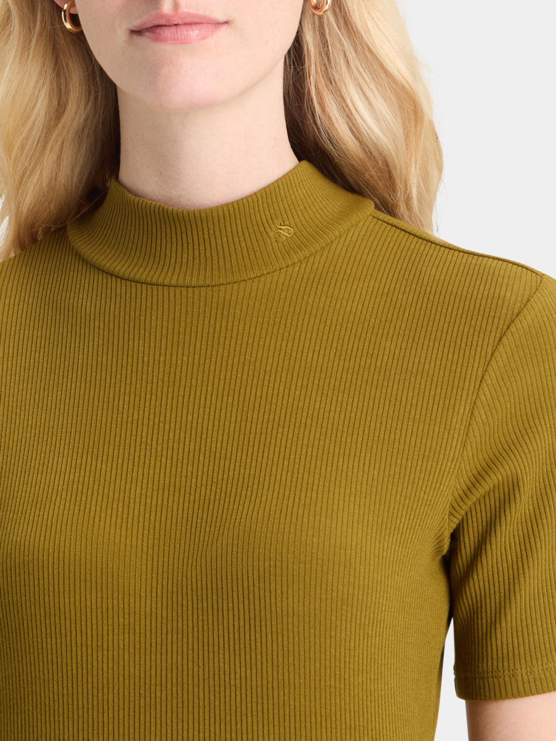 Ribbed mock neck - Scotch & Soda NZ