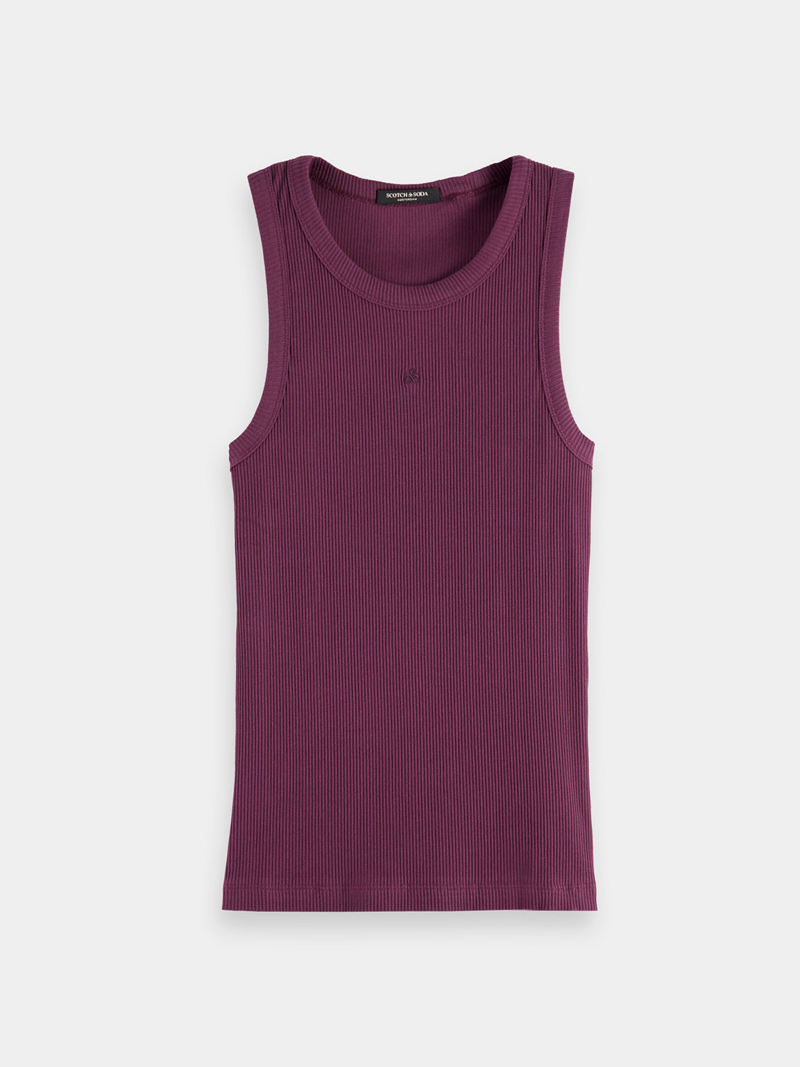 Racer ribbed tank - Scotch & Soda NZ