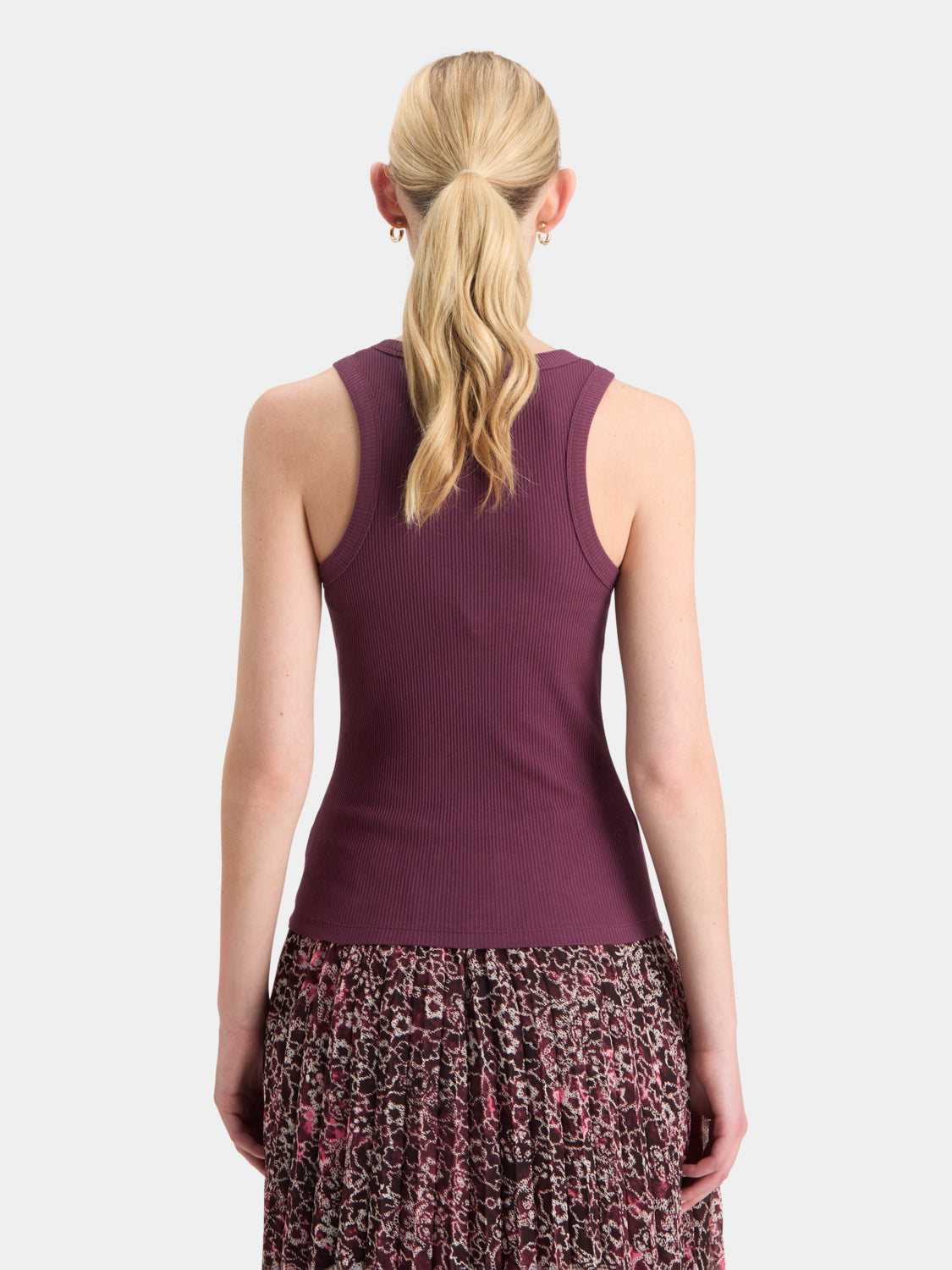 Racer ribbed tank - Scotch & Soda NZ