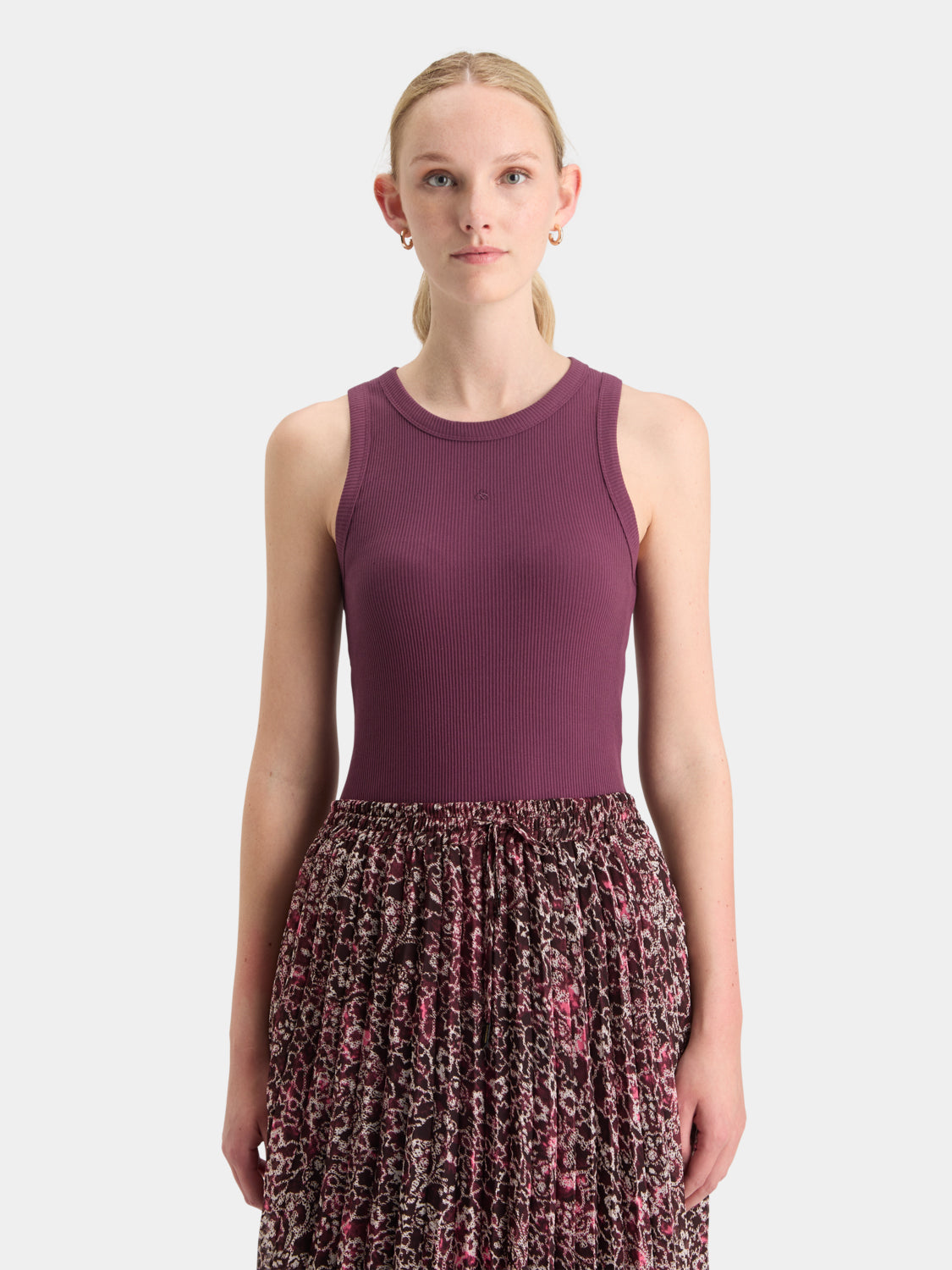 Racer ribbed tank - Scotch & Soda NZ