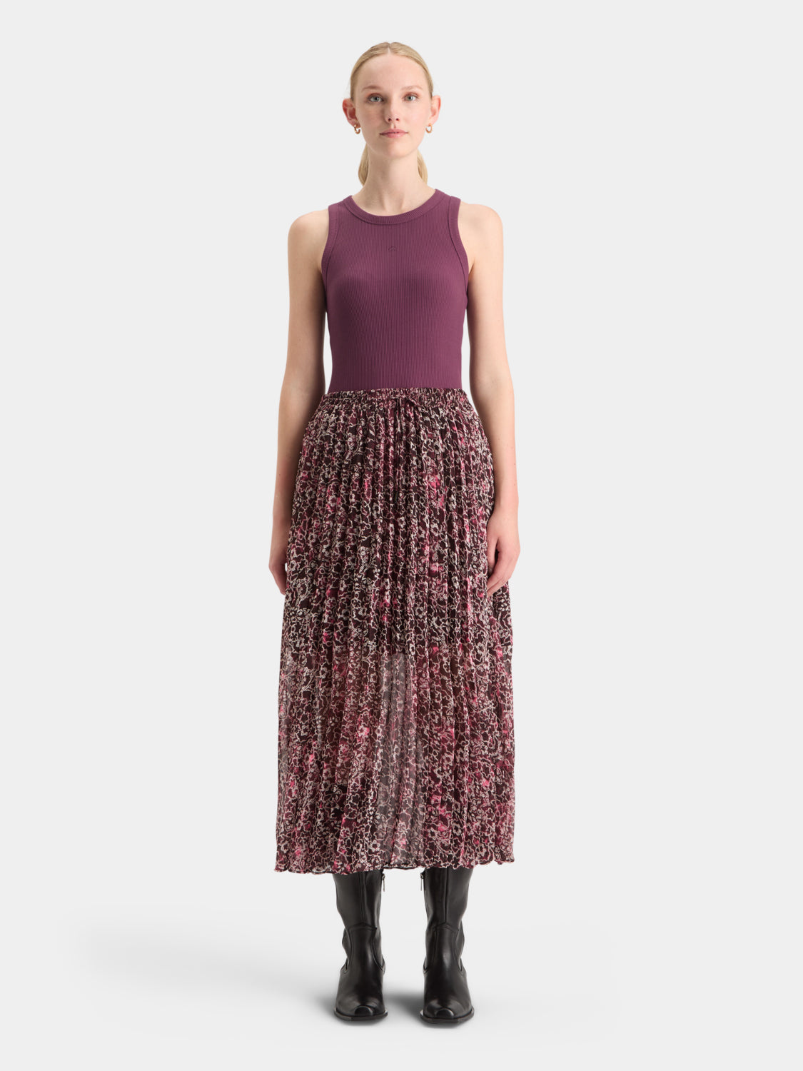 Racer ribbed tank - Scotch & Soda NZ