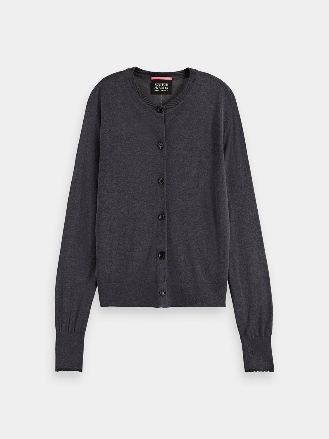 Crewneck cardigan