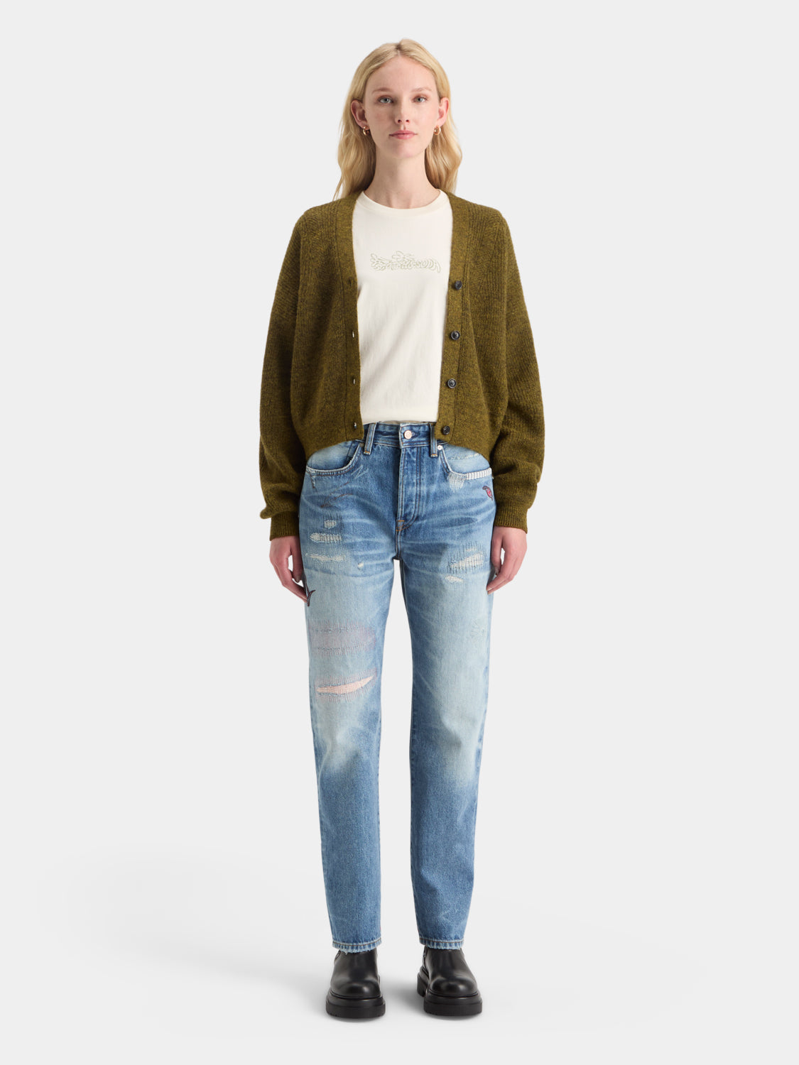 Fuzzy cardigan - Scotch & Soda NZ