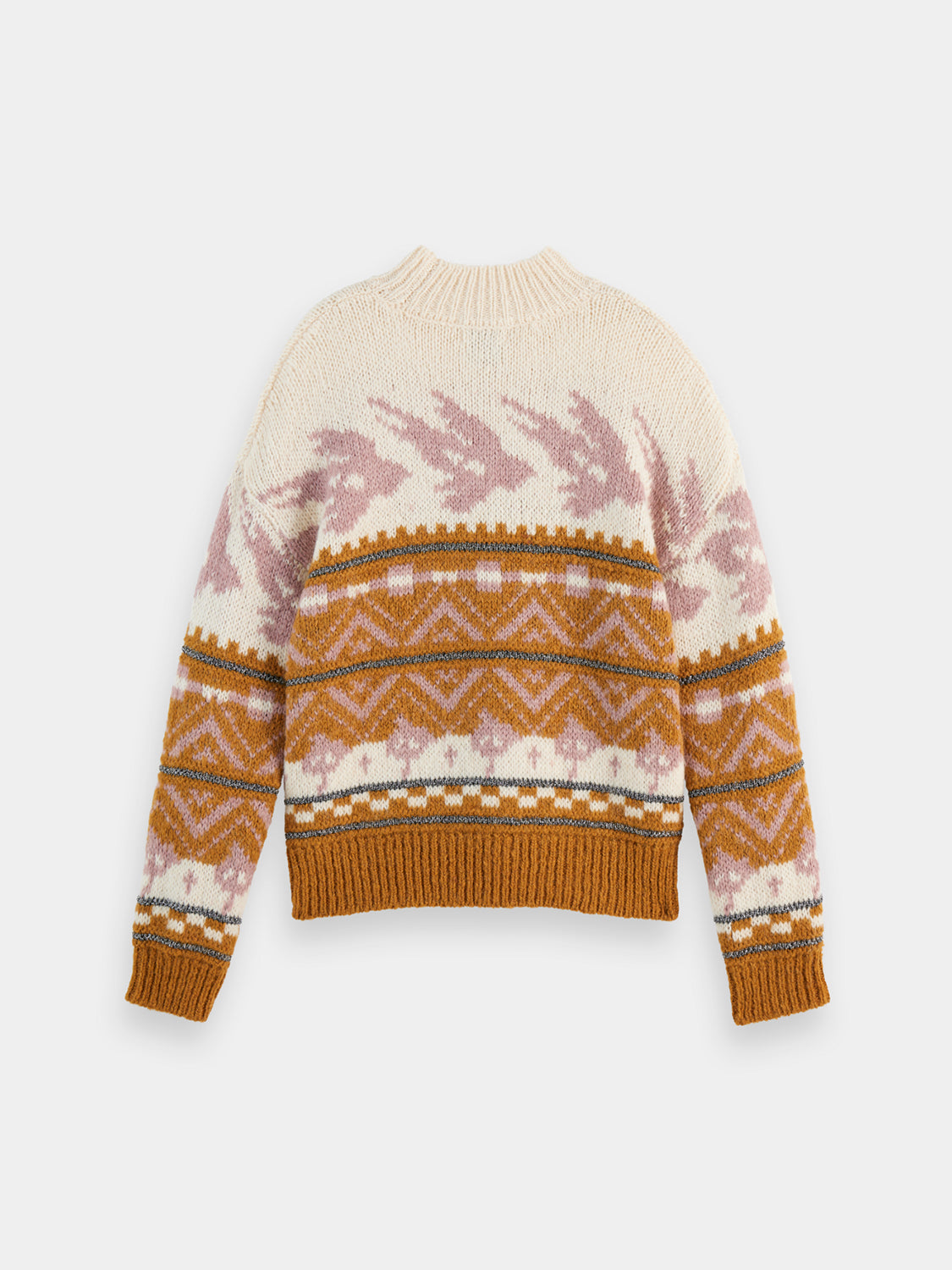 Metallic Fair Isle pullover - Scotch & Soda NZ