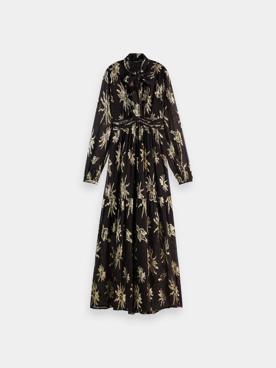 Lurex fil coupe maxi dress - Scotch & Soda NZ