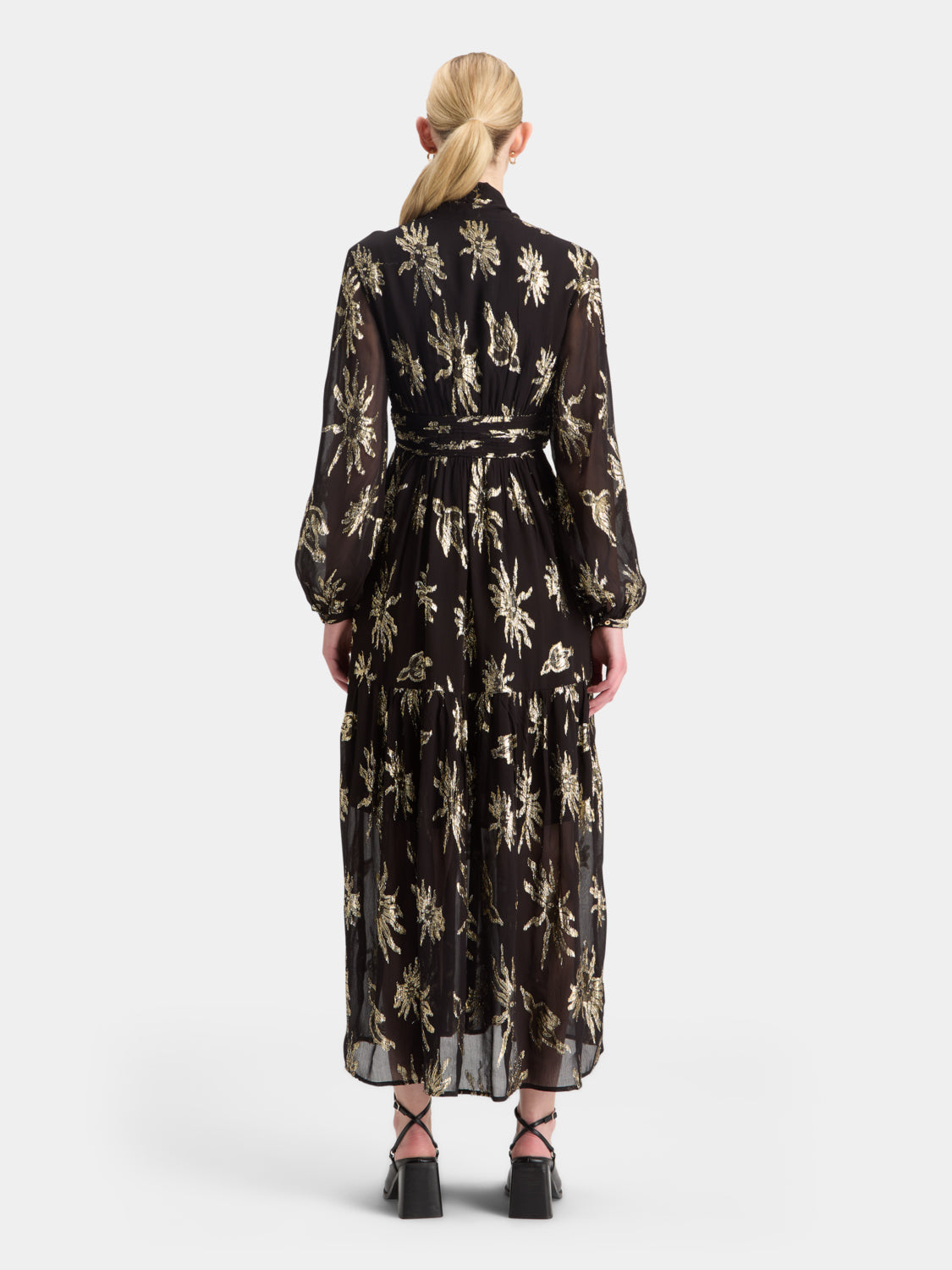 Lurex fil coupe maxi dress - Scotch & Soda NZ