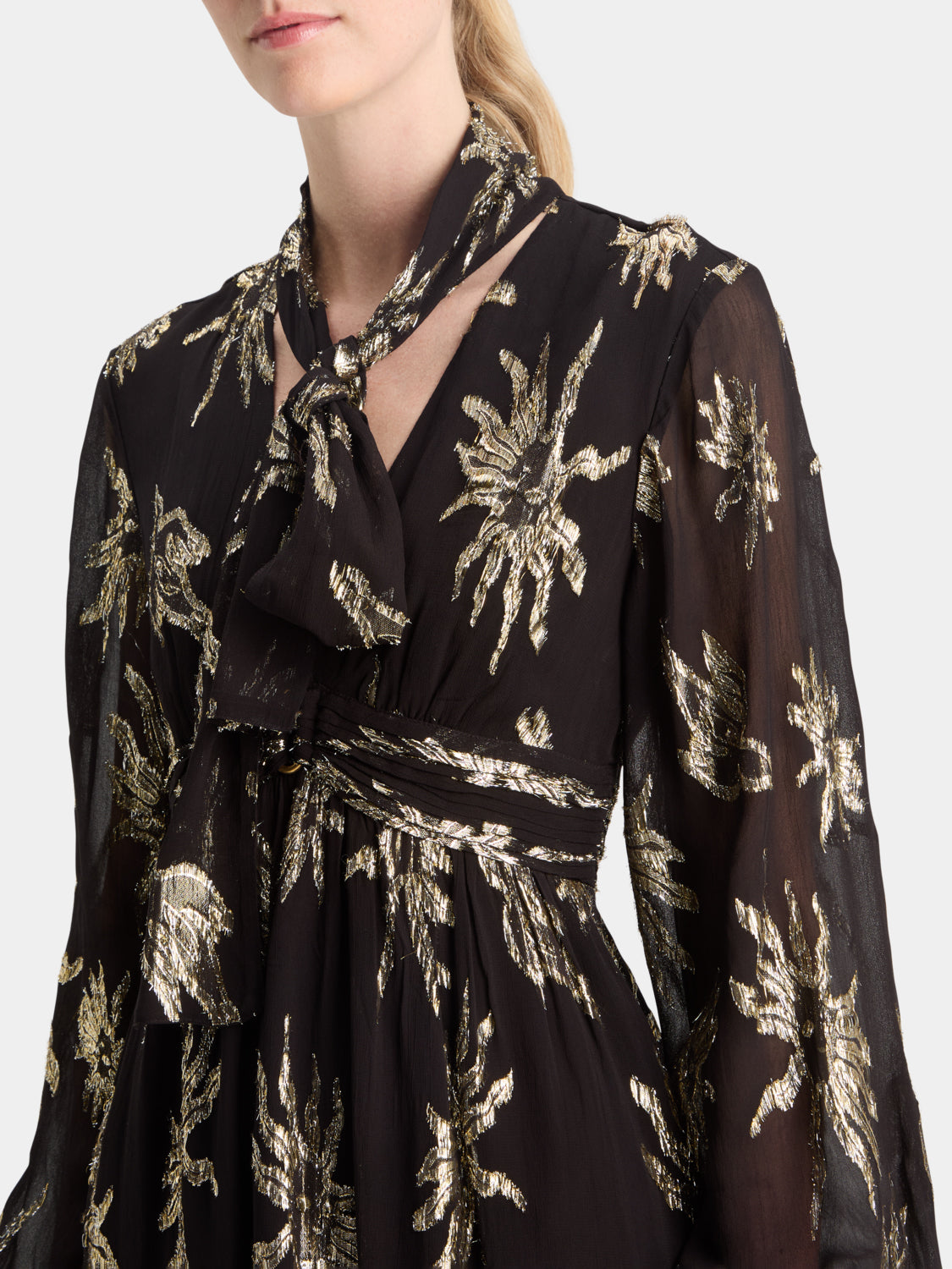 Lurex fil coupe maxi dress - Scotch & Soda NZ