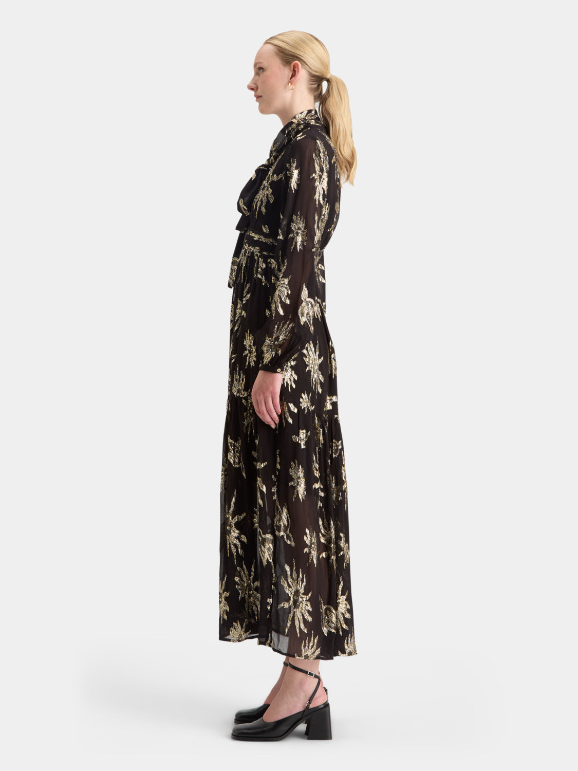 Lurex fil coupe maxi dress - Scotch & Soda NZ