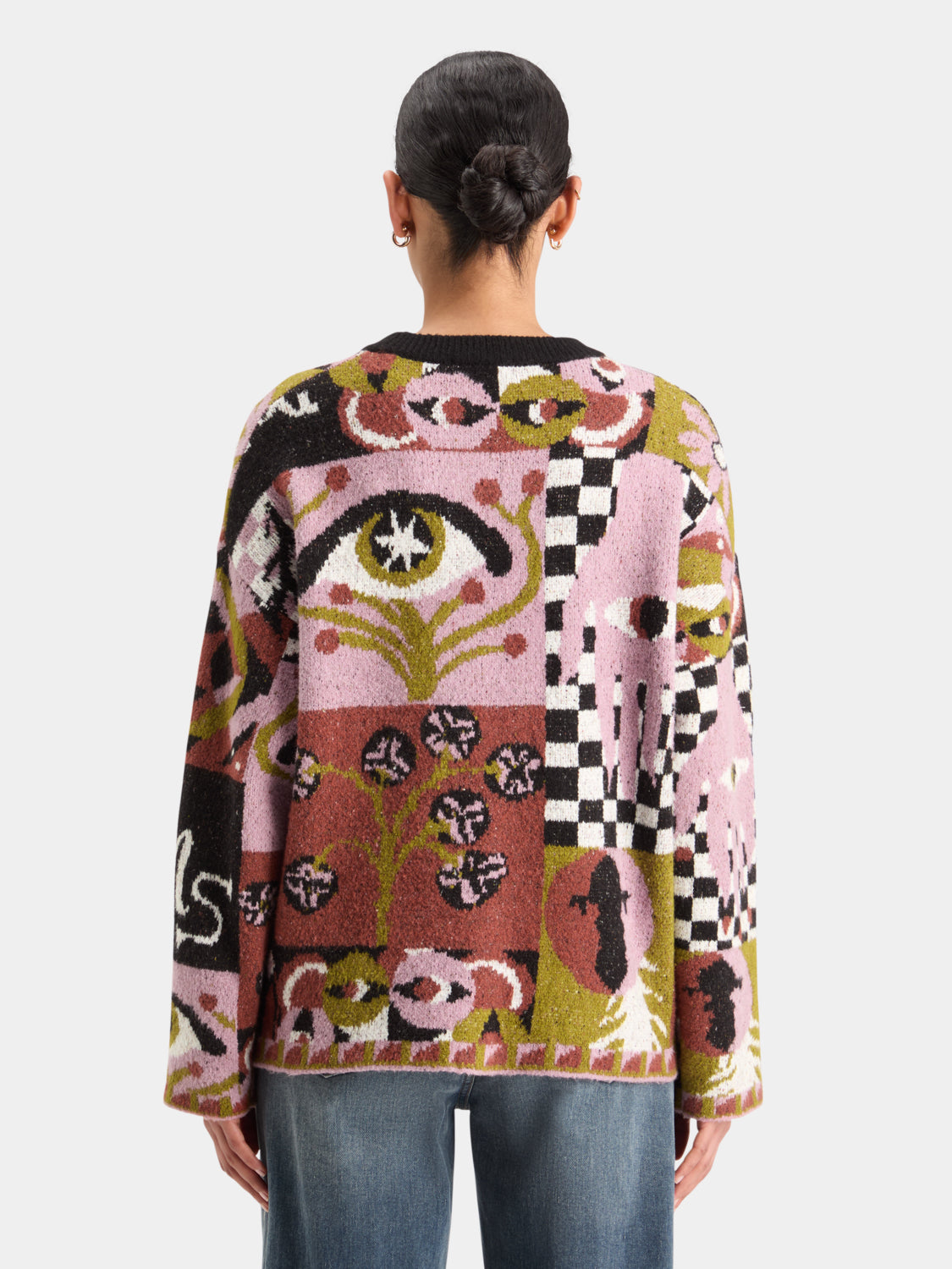 Graphic oversized pullover - Scotch & Soda NZ