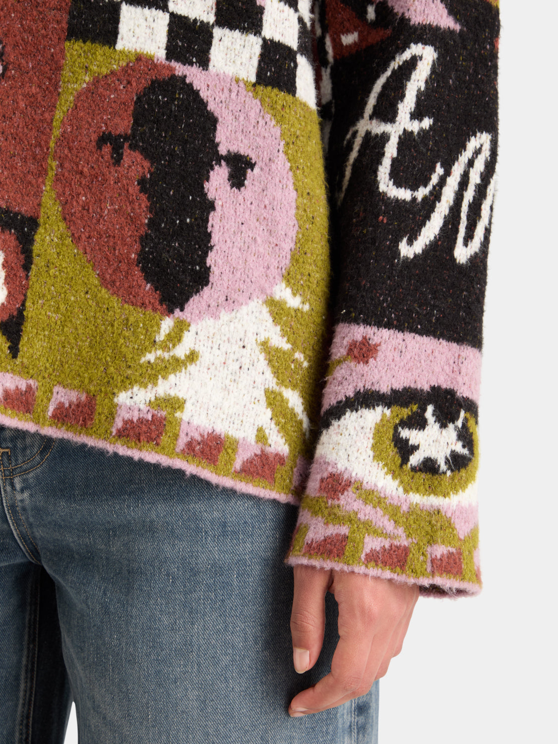 Graphic oversized pullover - Scotch & Soda NZ