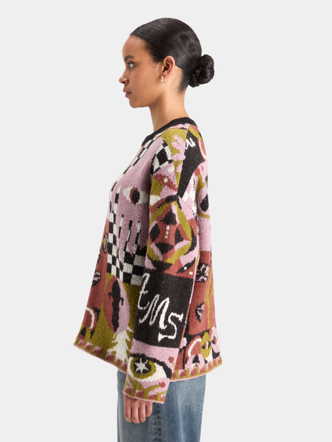 Graphic oversized pullover - Scotch & Soda NZ