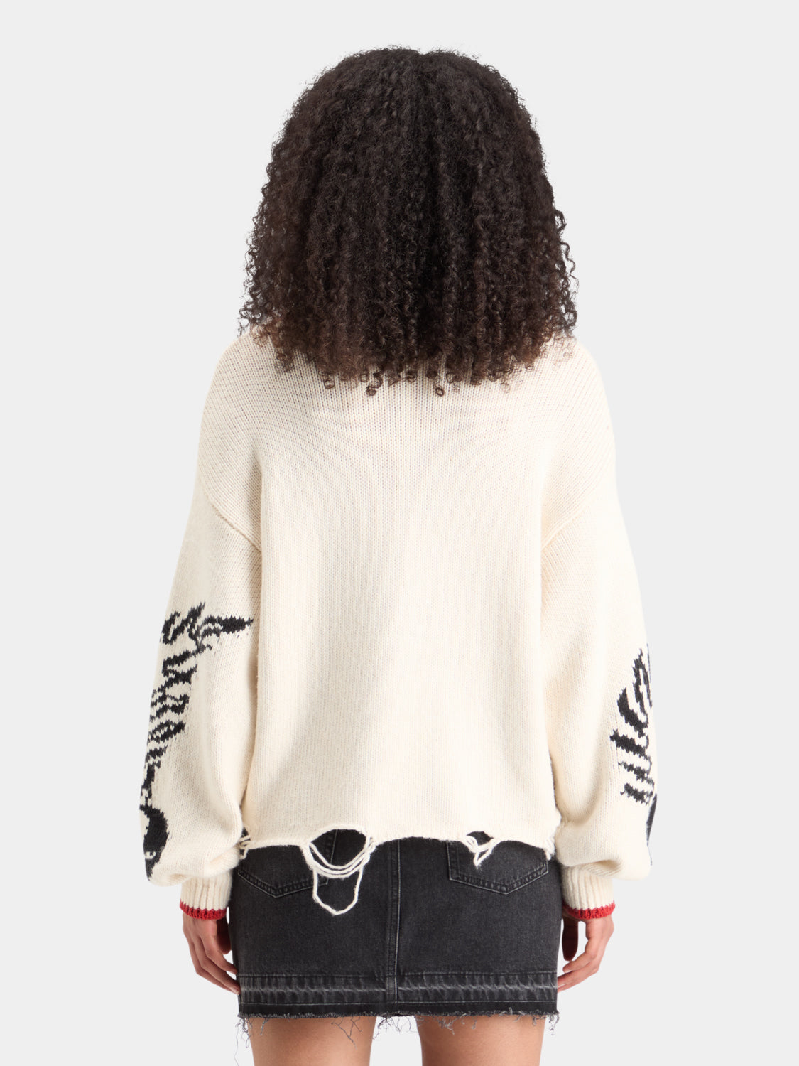 Intarsia oversized pullover - Scotch & Soda NZ