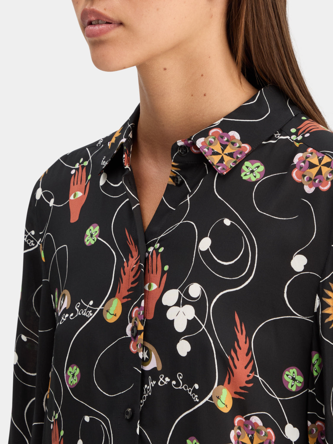 Viscose printed shirt - Scotch & Soda NZ