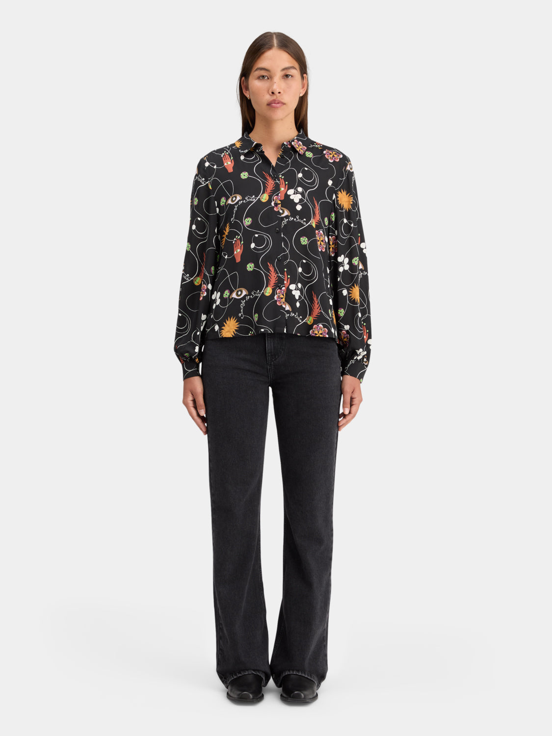 Viscose printed shirt - Scotch & Soda NZ