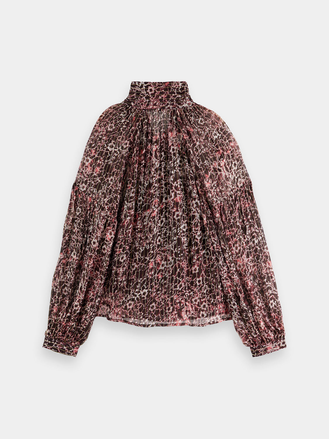 Bow neck lurex top - Scotch & Soda NZ