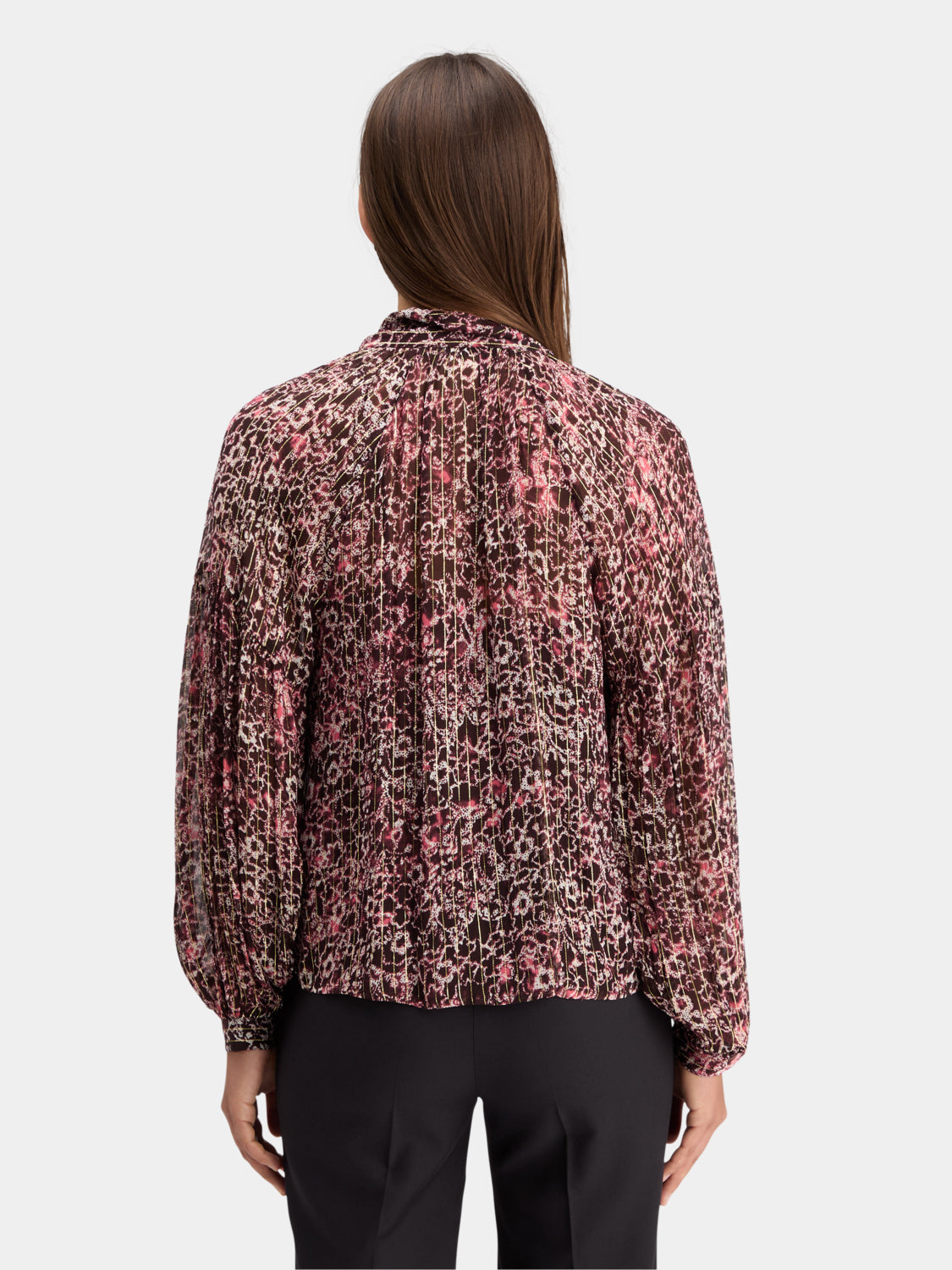 Bow neck lurex top - Scotch & Soda NZ