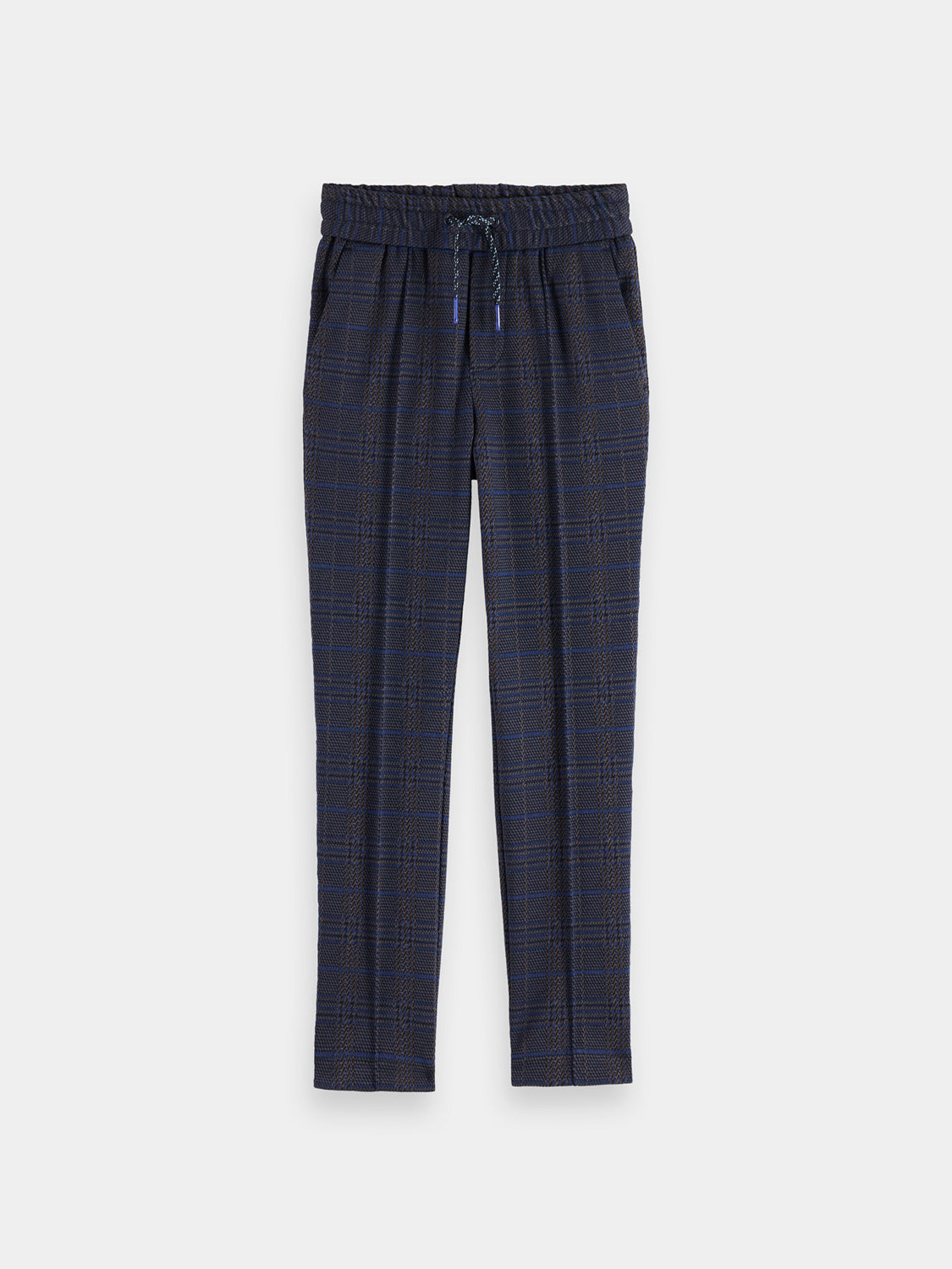 Kids yarn-dyed pants by Scotch & Soda, featuring colorful woven fabric and comfortable fit, displayed on a child.