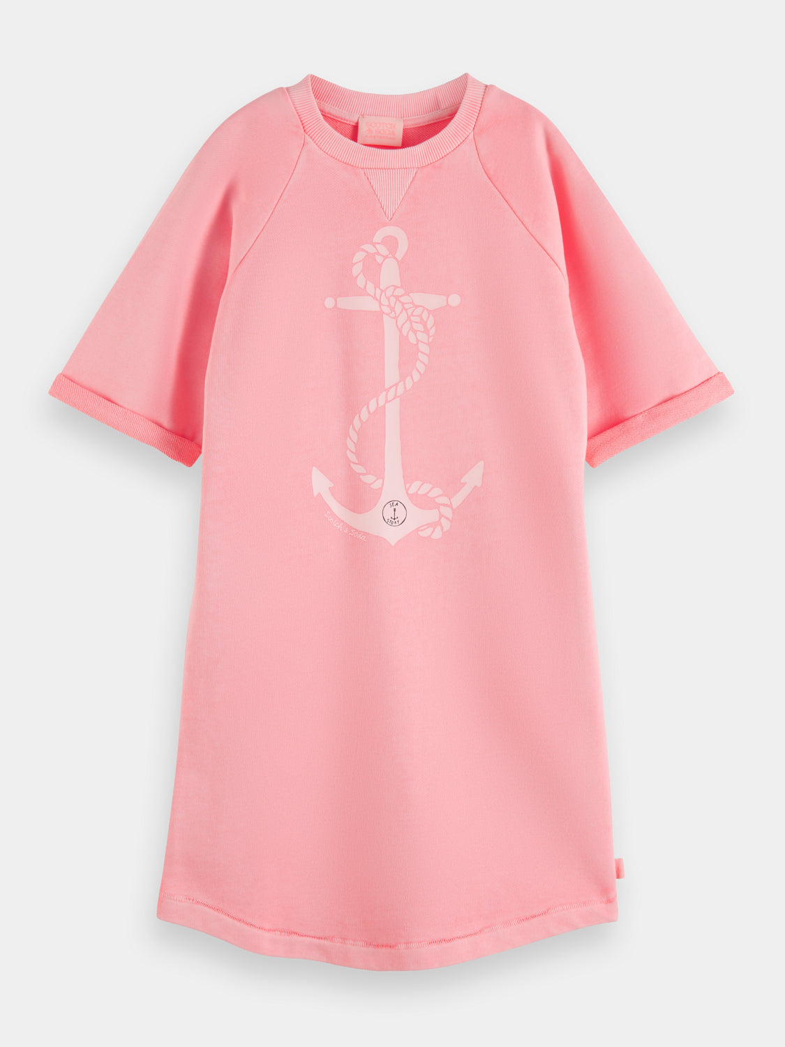 Kids - Garment-dyed sweat dress - Scotch & Soda NZ
