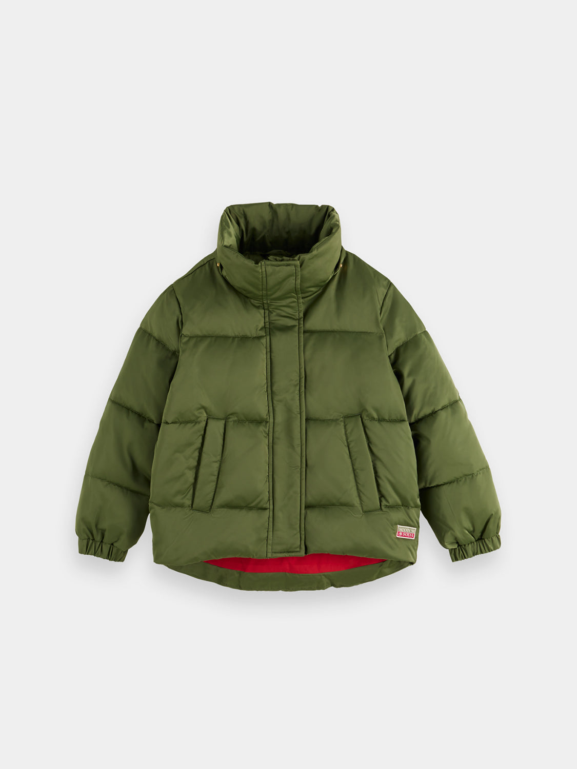 Kids - Short puffer jacket - Scotch & Soda NZ