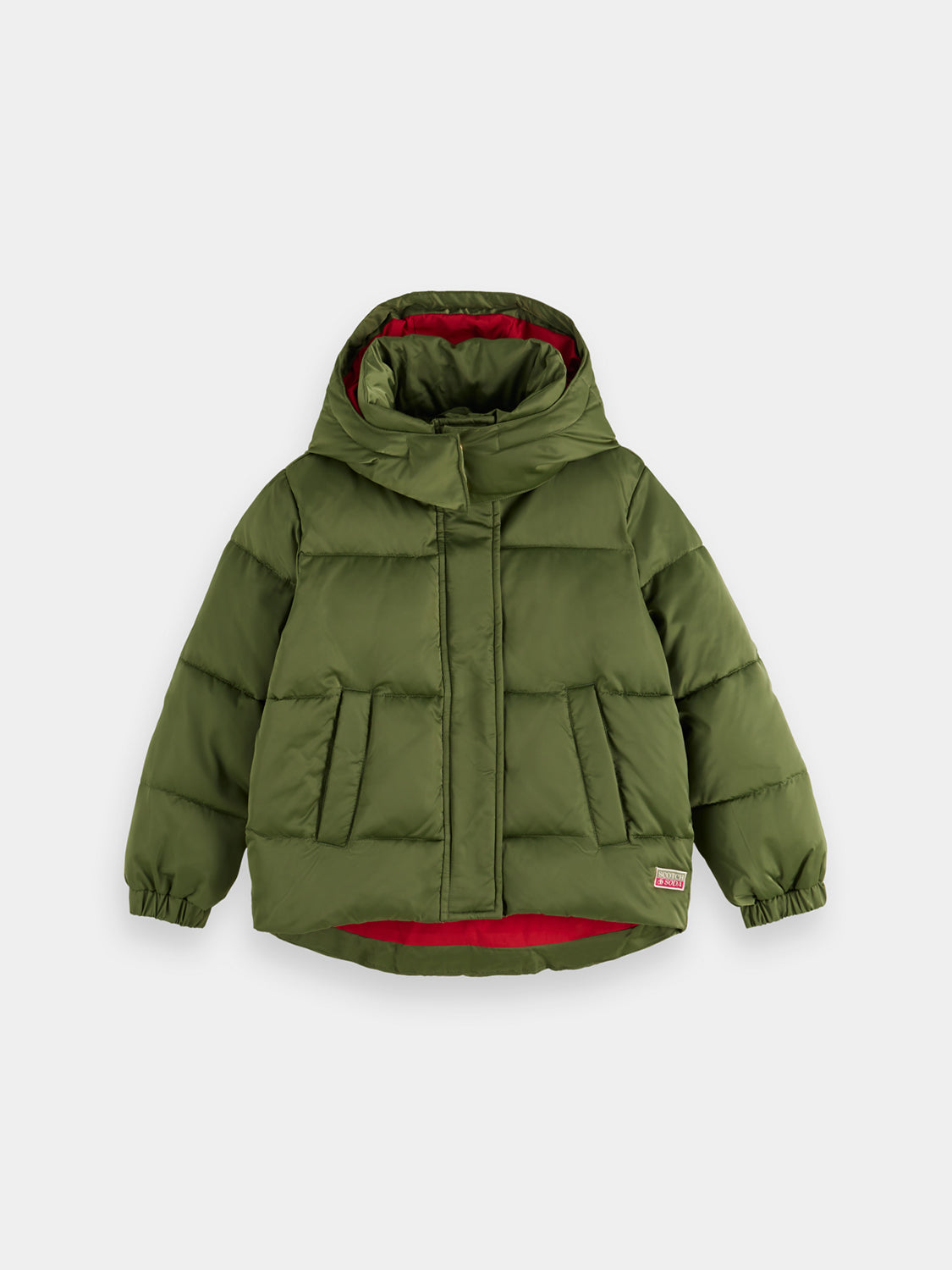Kids - Short puffer jacket - Scotch & Soda NZ