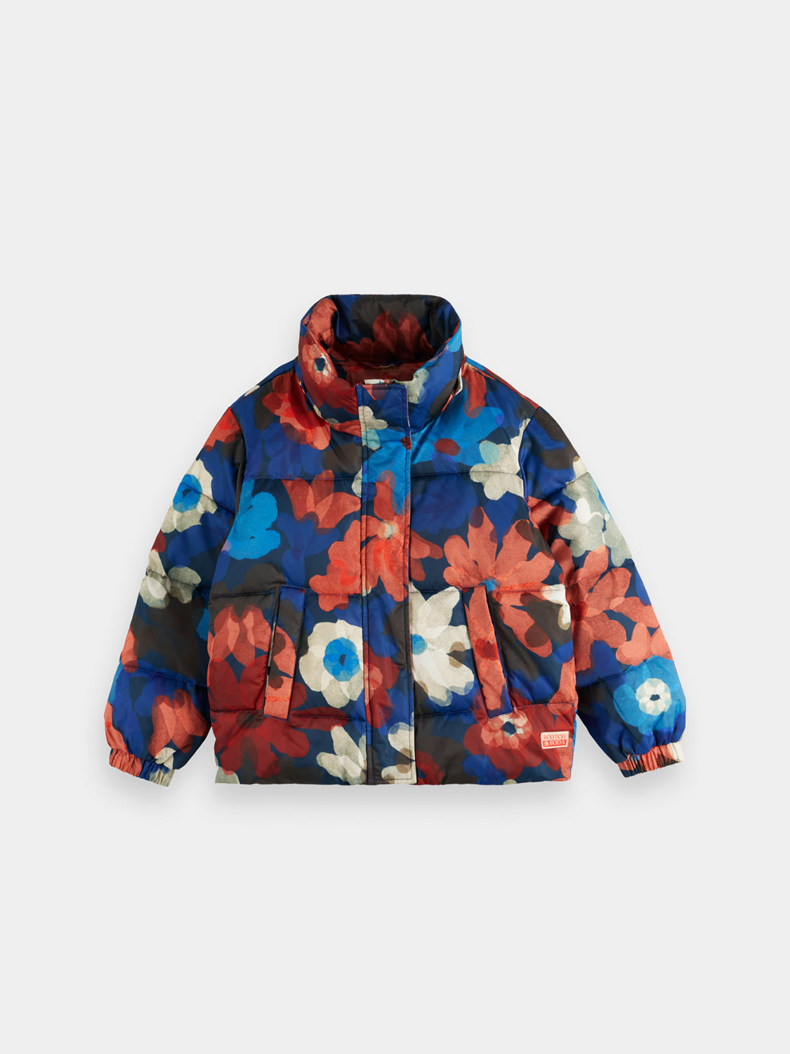 Kids - Short puffer jacket - Scotch & Soda NZ