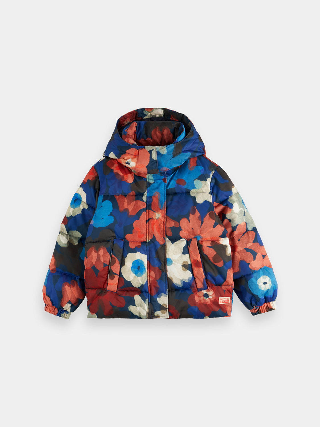 Kids - Short puffer jacket - Scotch & Soda NZ