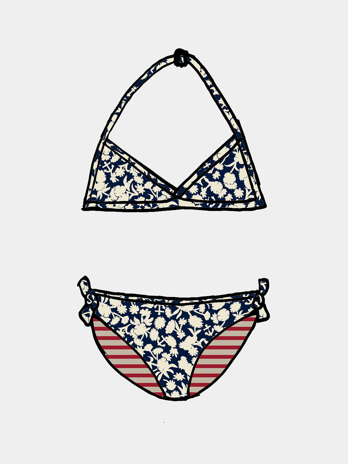 Kids - Reversible bikini
