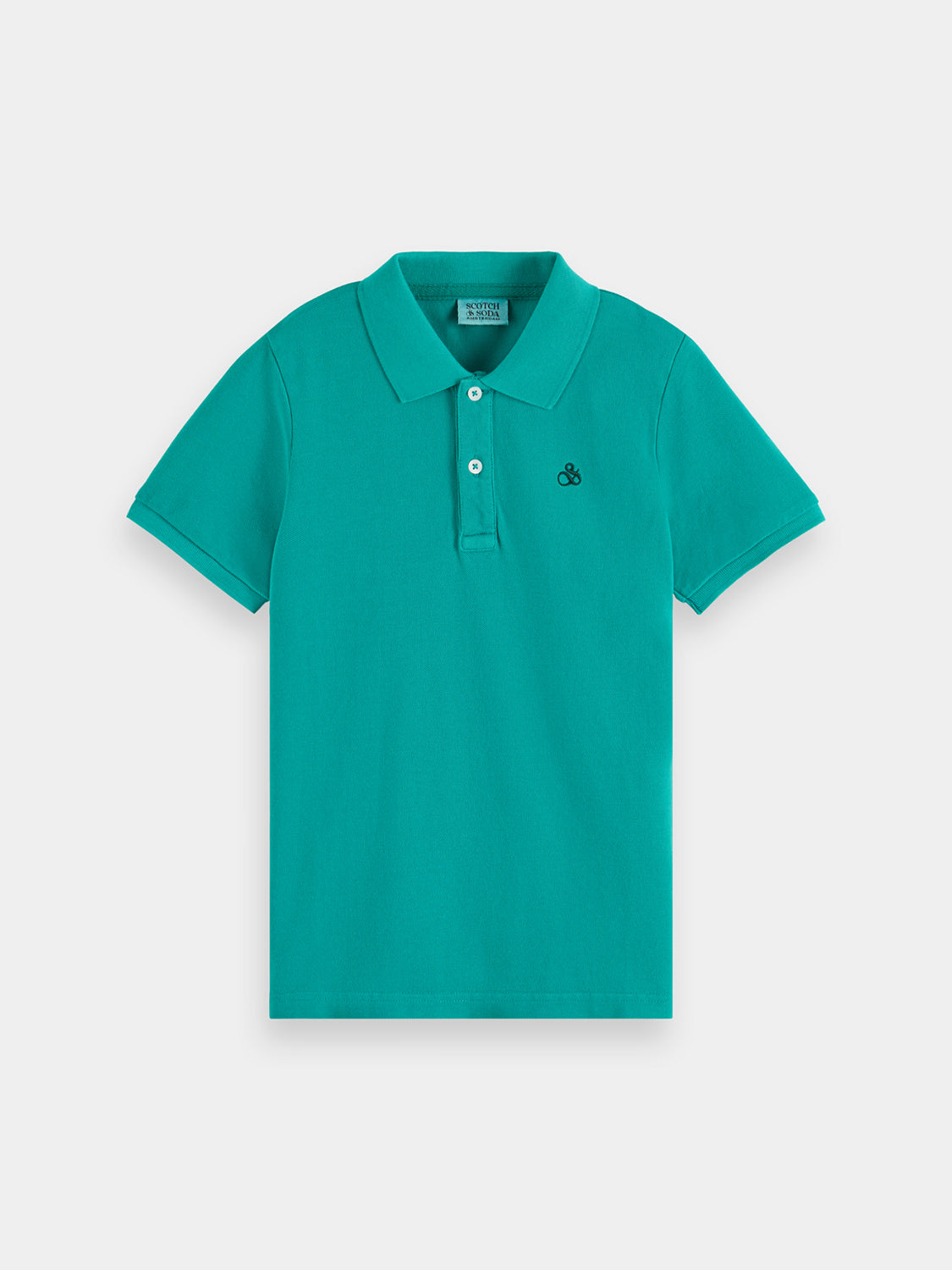 Kids - Garment-dyed pique polo - Scotch & Soda NZ