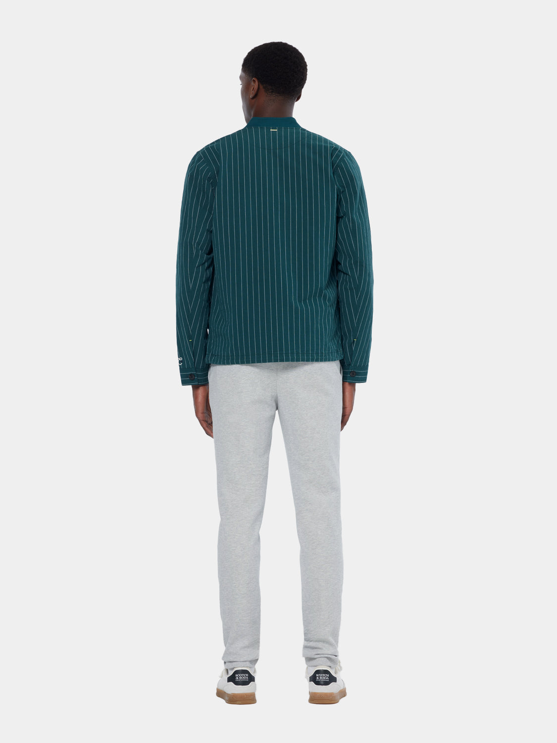 Pinstriped bomber jacket - Scotch & Soda NZ