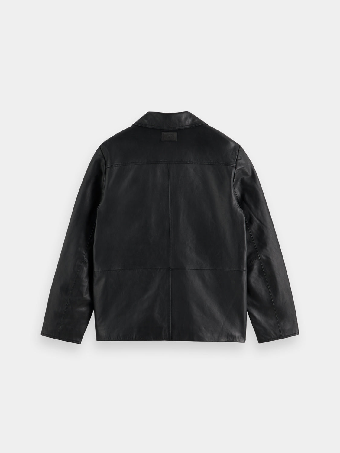 Leather blazer jacket