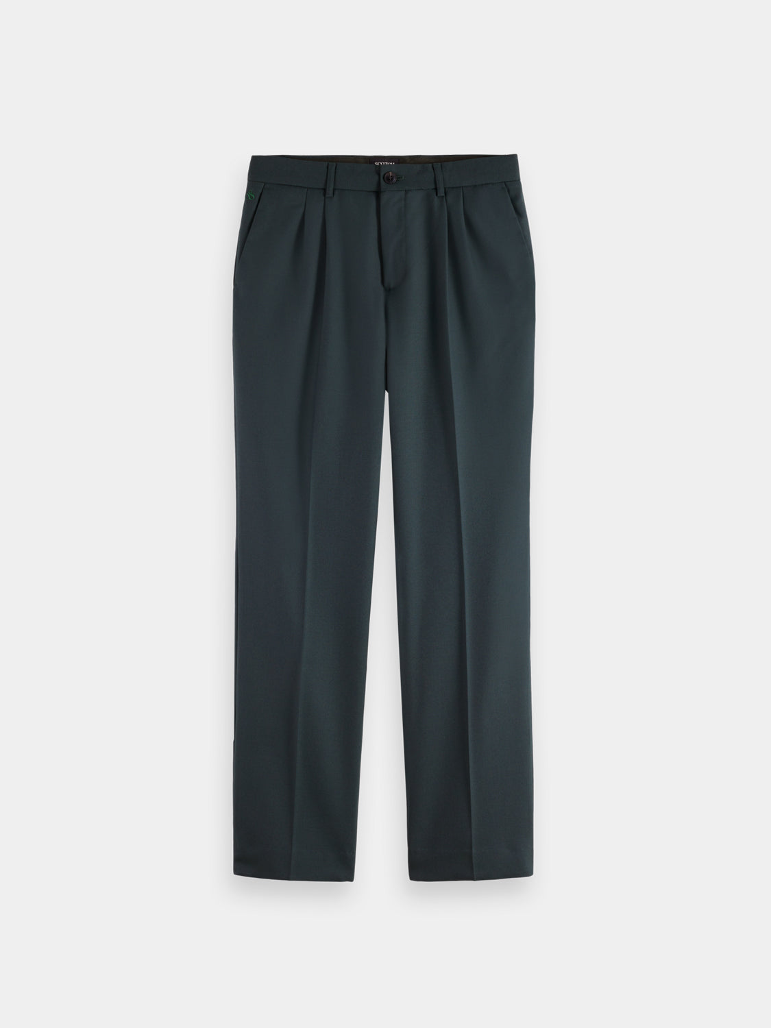 Pleated tailored chinos