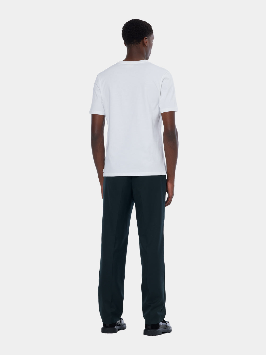 Pleated tailored chinos