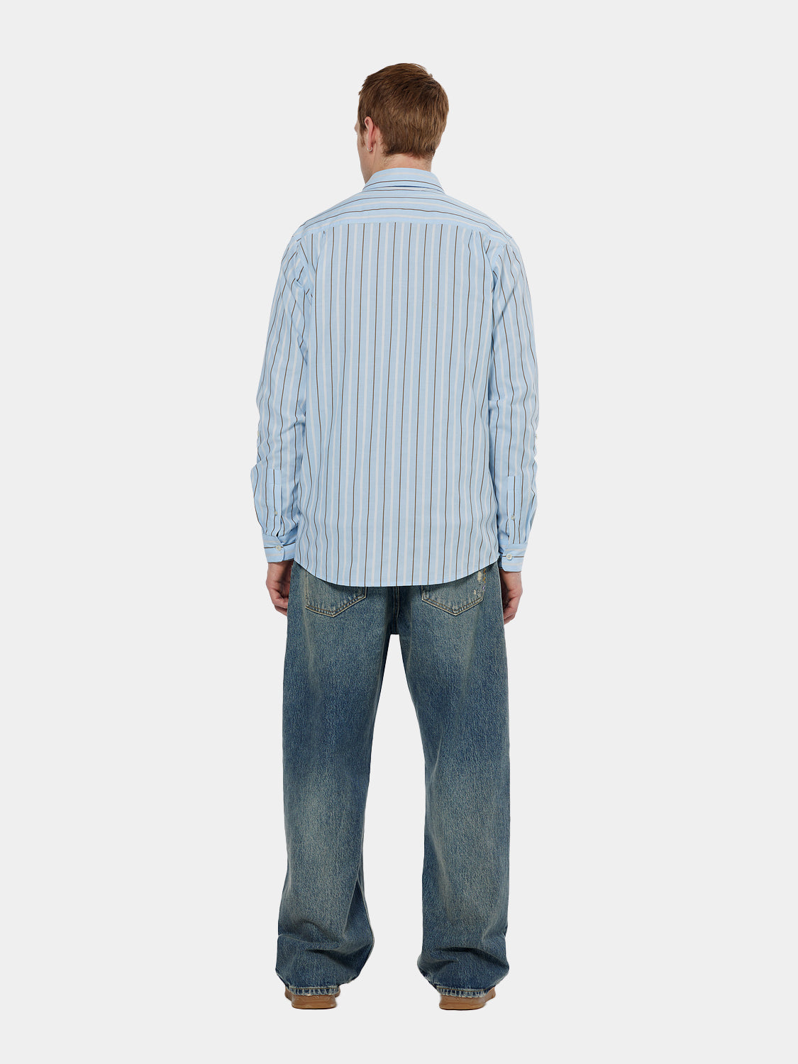 Dobby striped shirt