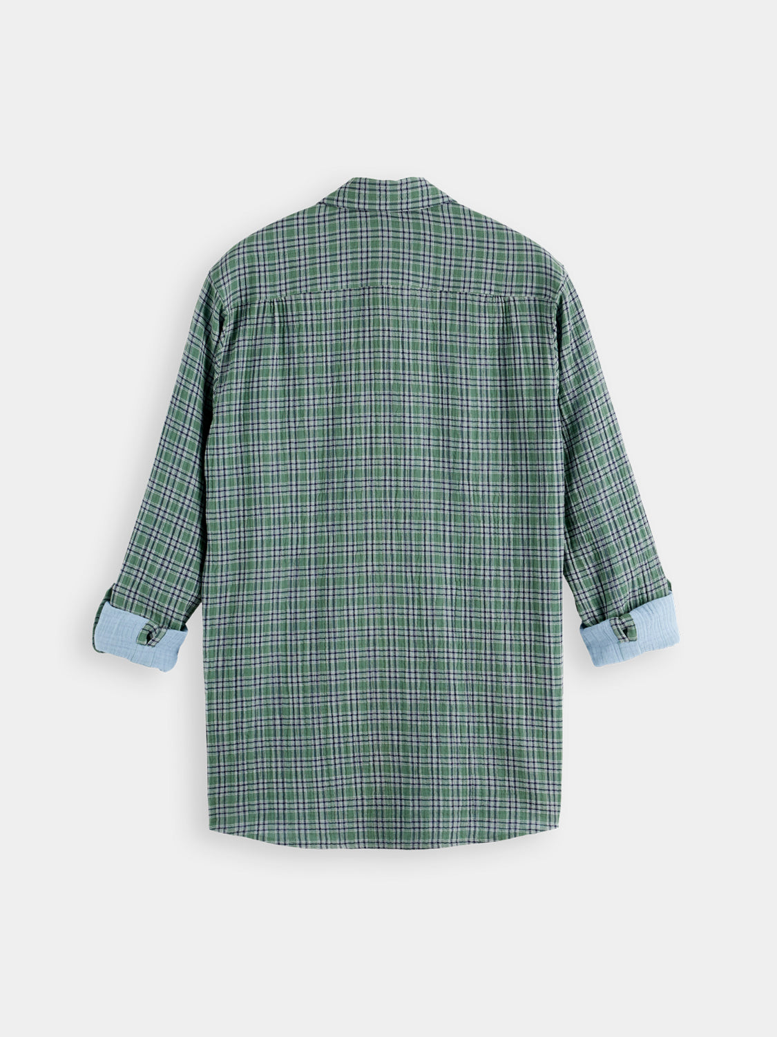 Double face check shirt