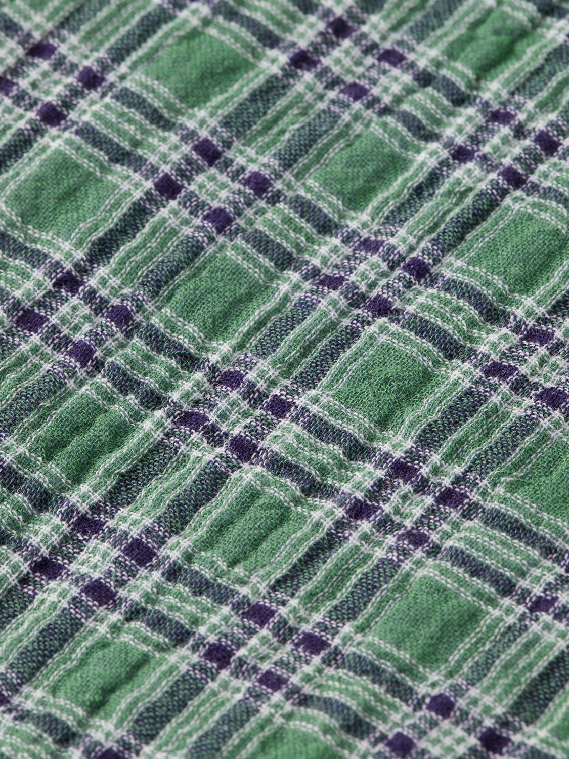 Double face check shirt
