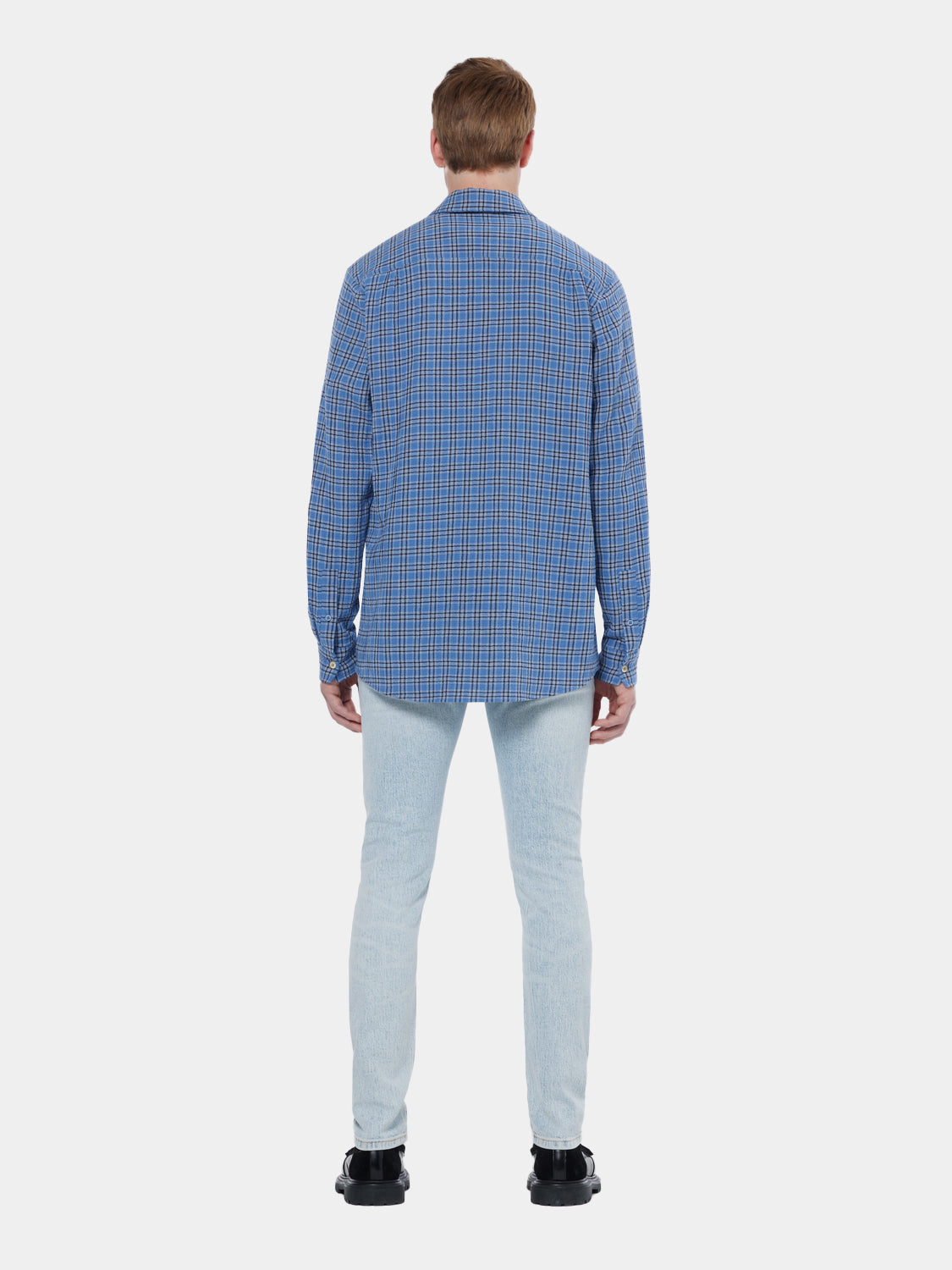 Double face check shirt - Scotch & Soda NZ