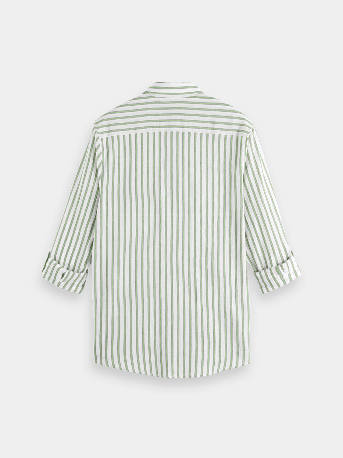 Crinkle striped shirt - Scotch & Soda NZ