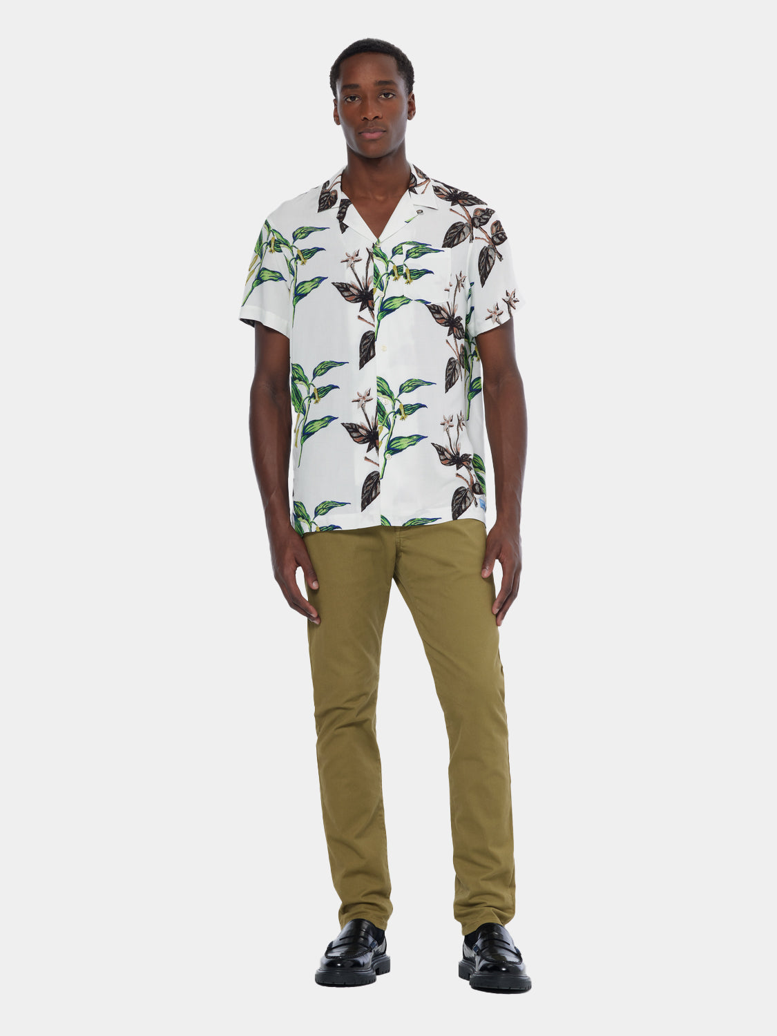 Printed viscose shirt - Scotch & Soda NZ