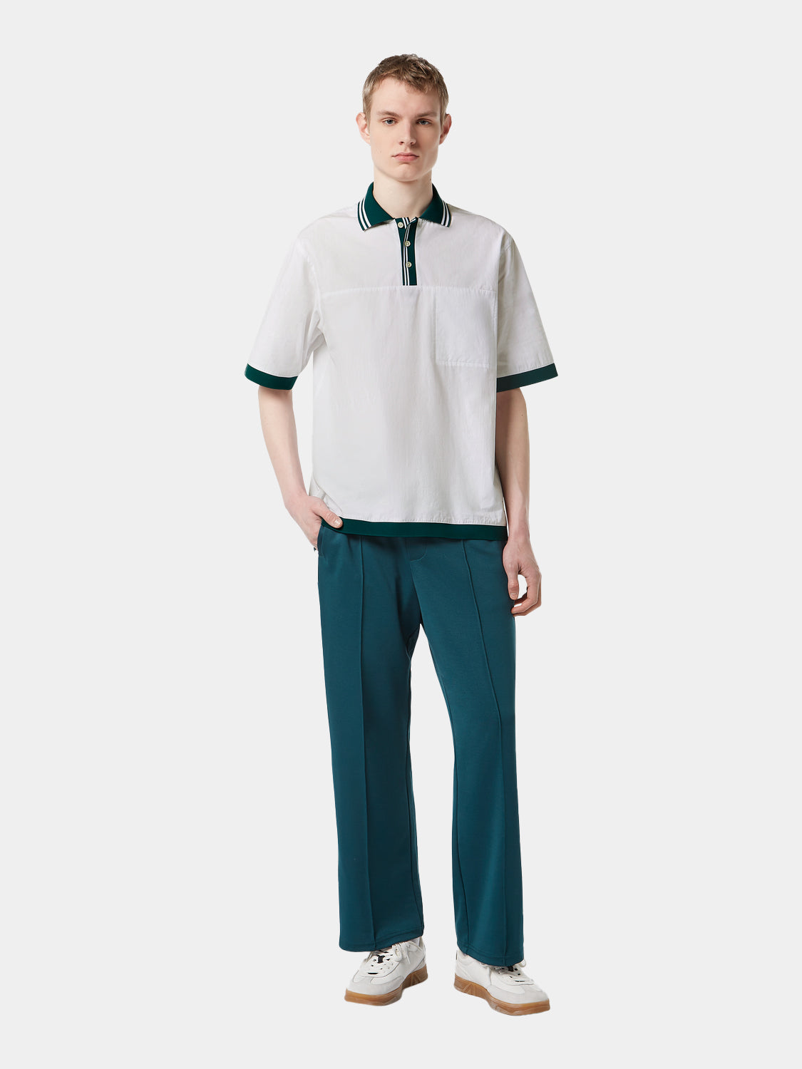 Poplin polo shirt - Scotch & Soda NZ