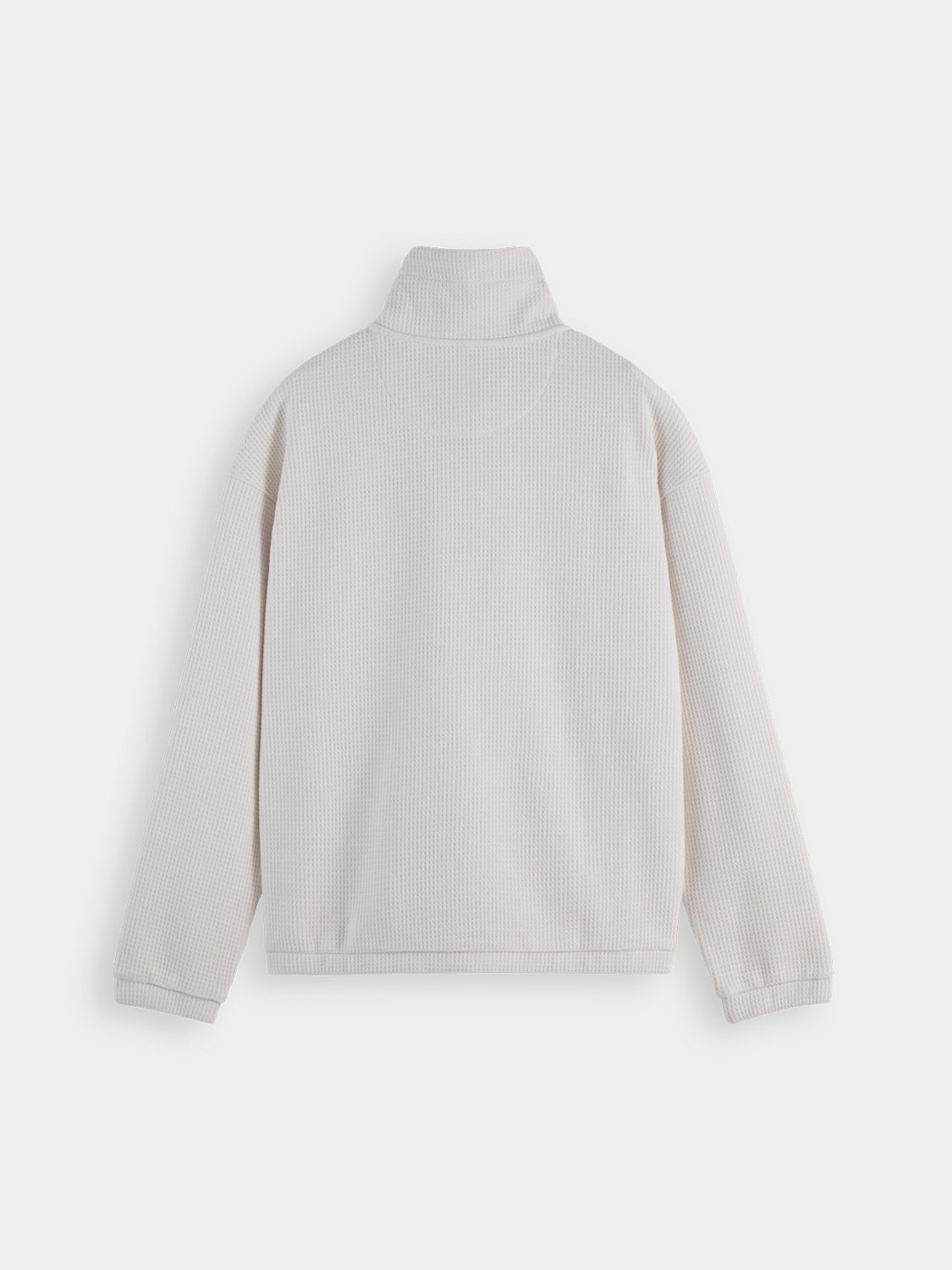 Waffle half-zip sweatshirt - Scotch & Soda NZ