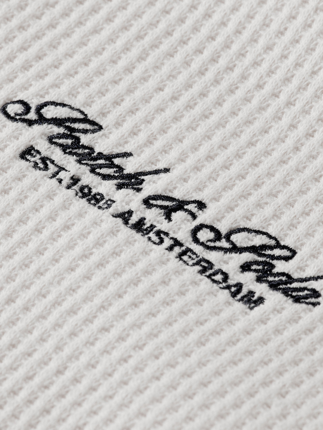 Waffle half-zip sweatshirt - Scotch & Soda NZ