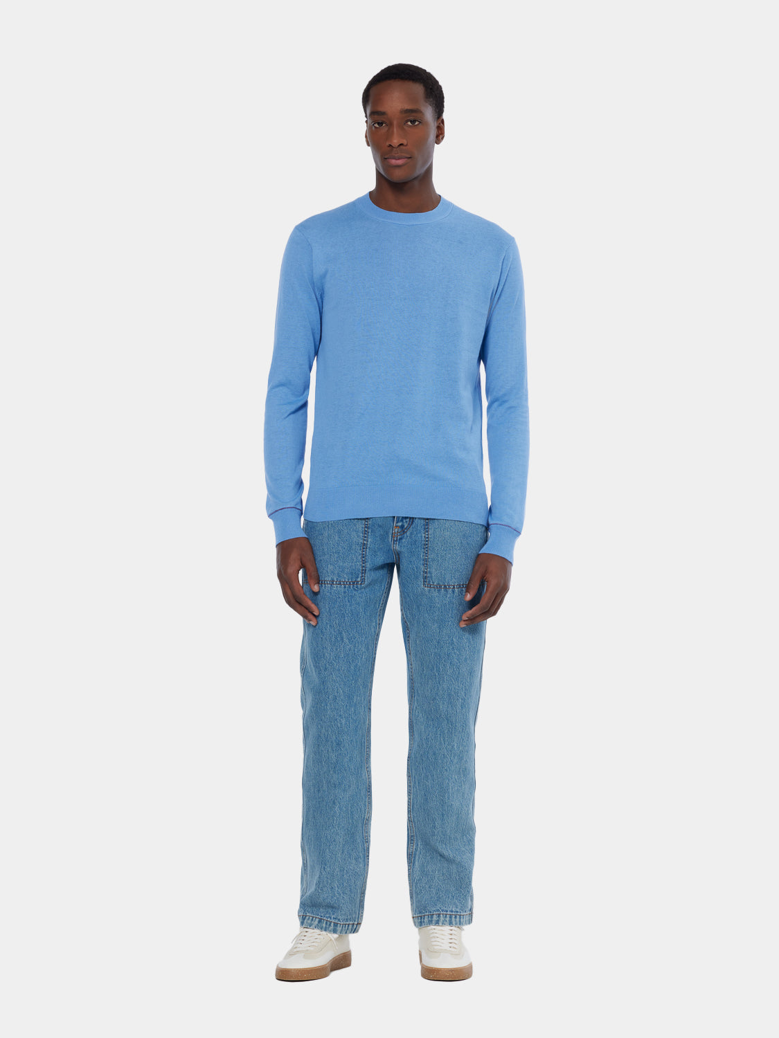 Linen-blend pullover - Scotch & Soda NZ