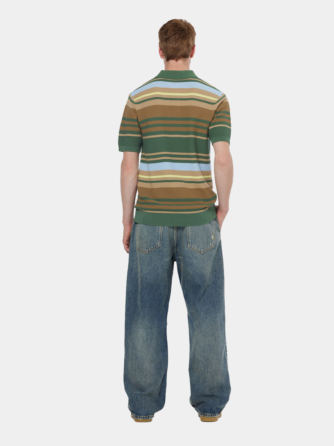 Structured knitted polo - Scotch & Soda NZ