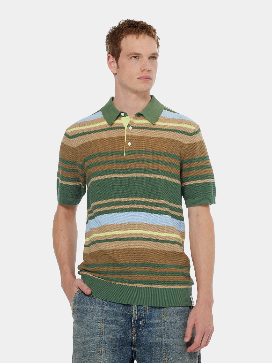 Structured knitted polo - Scotch & Soda NZ